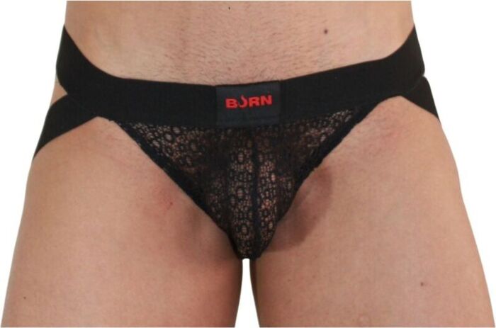 Jockstrap BURN 005 Noir XL - Élégance Sensuelle