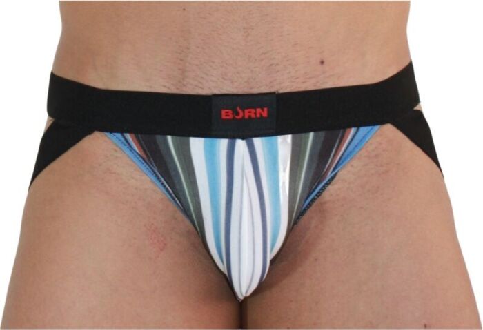 Jockstrap BURN 009 Multicolor Noir XL - Audace et Élégance
