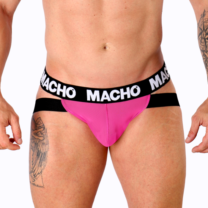 Jockstrap MACHO MX28FR Rose Neon XL - Confort Sensuel