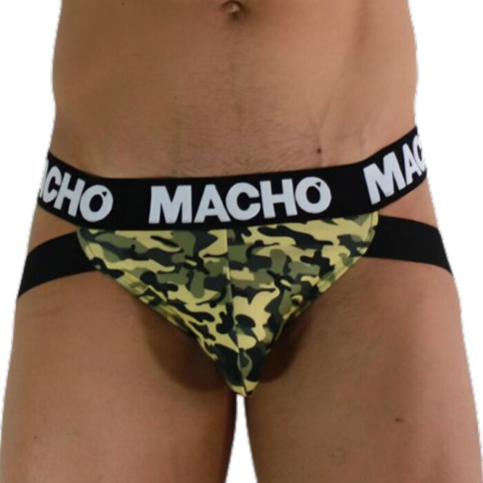 Jockstrap Macho MX28MV Vert - Confort et Style