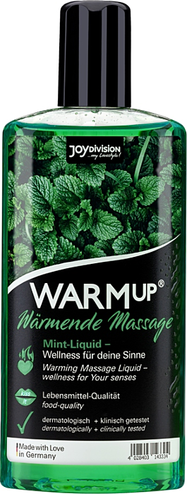 Joydivision - Gel de massage à effet chauffant à la menthe 150 ml Joydivision - Gel de massage à effet chauffant à la menthe 150 ml