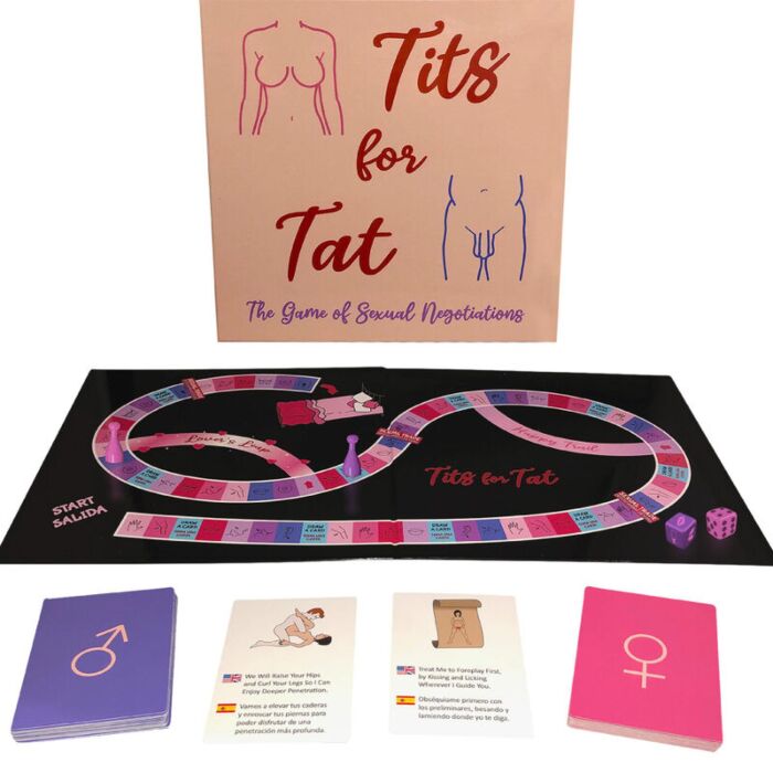 Jeux KHEPER GAMES TITS FOR TAT - Plaisir en couple Jeux KHEPER GAMES TITS FOR TAT - Plaisir en couple