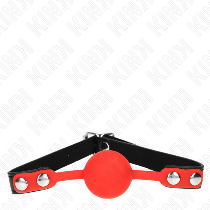 Mordaza KINK COLLAR & GAG Boule Silicone 4 cm Mordaza KINK COLLAR & GAG Boule Silicone 4 cm