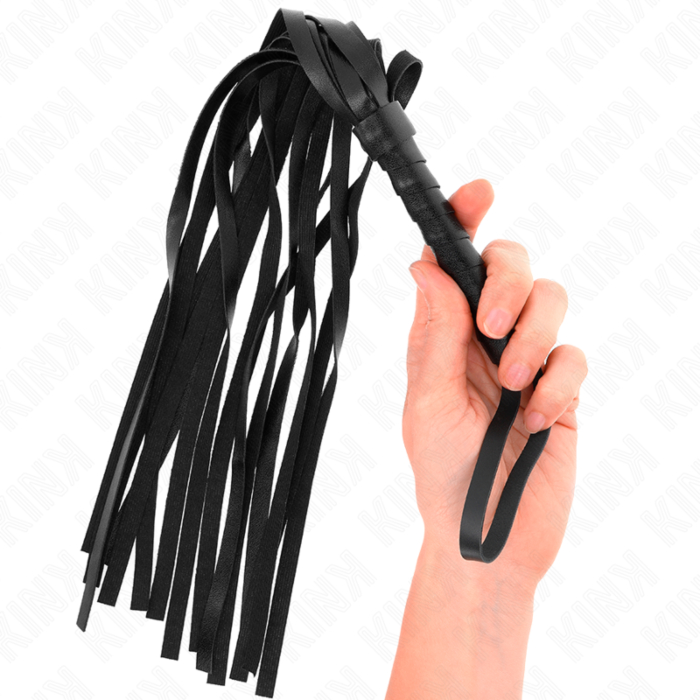 Látigo KINK SIMPLE BLACK WHIP 45 CM pour plaisir osé Látigo KINK SIMPLE BLACK WHIP 45 CM pour plaisir osé