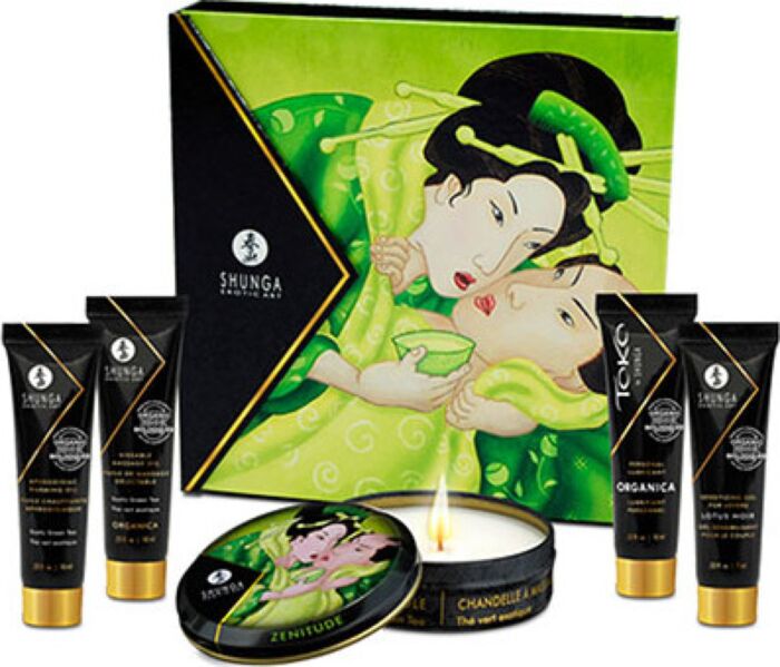 Kit érotique SHUNGA Secret Geisha Thé Vert Kit érotique SHUNGA Secret Geisha Thé Vert