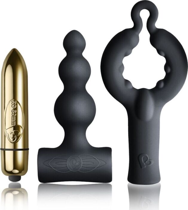 Pack pour couples ROCKS-OFF Silhouette — kit vibrant