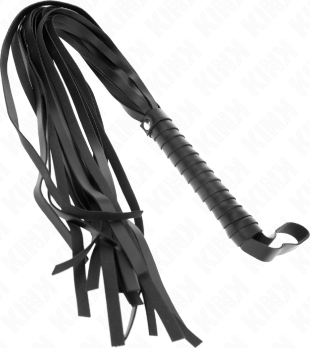Látigo BDSM KINK 70cm Silicona Noir Élégance Látigo BDSM KINK 70cm Silicona Noir Élégance