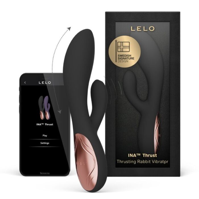 Vibrateur Rabbit LELO INA THRUST avec mouvement réaliste Vibrateur Rabbit LELO INA THRUST avec mouvement réaliste