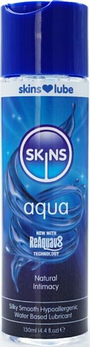 Lubrifiant base eau SKINS Aqua 130 ml Lubrifiant base eau SKINS Aqua 130 ml
