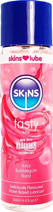 Lubrifiant SKINS Tasty Chicle - Plaisir Fruité Lubrifiant SKINS Tasty Chicle - Plaisir Fruité