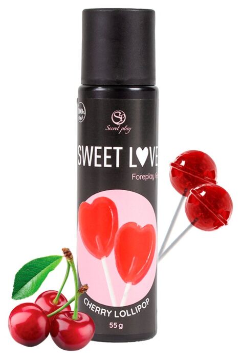 Lubrifiant comestible SECRETPLAY Cerise Lollipop 60 ml Lubrifiant comestible SECRETPLAY Cerise Lollipop 60 ml