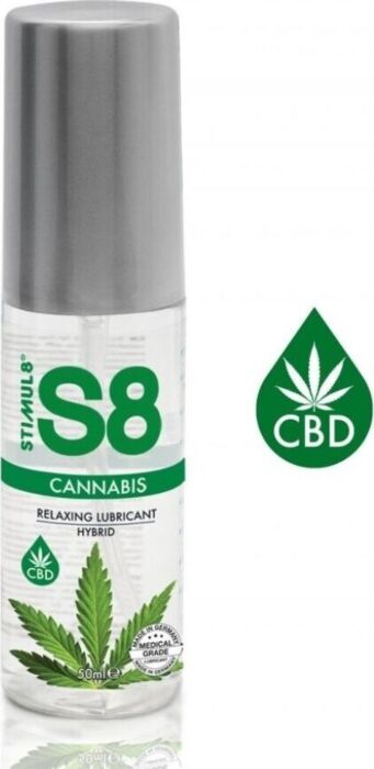 Lubrifiant hybride au cannabis STIMUL8 S8 50 ml Lubrifiant hybride au cannabis STIMUL8 S8 50 ml