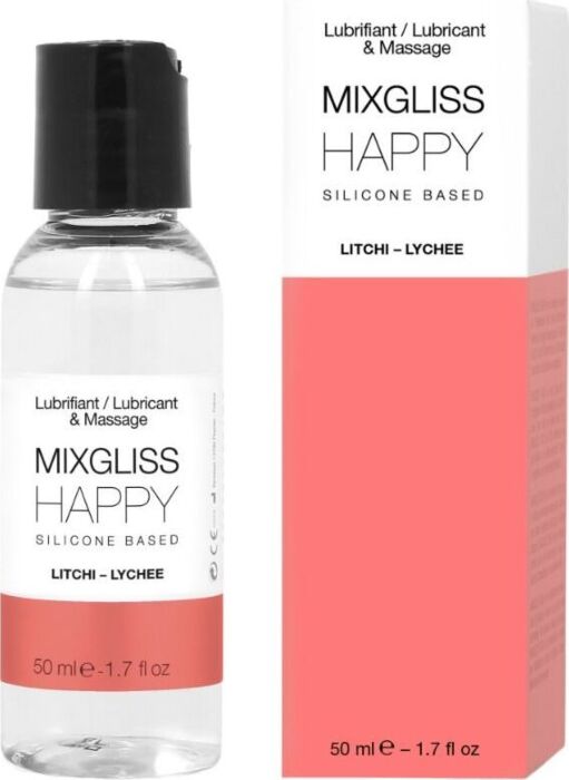 Lubrifiant Mixgliss Happy Litchi 50 ml | Sensation satinée Lubrifiant Mixgliss Happy Litchi 50 ml | Sensation satinée