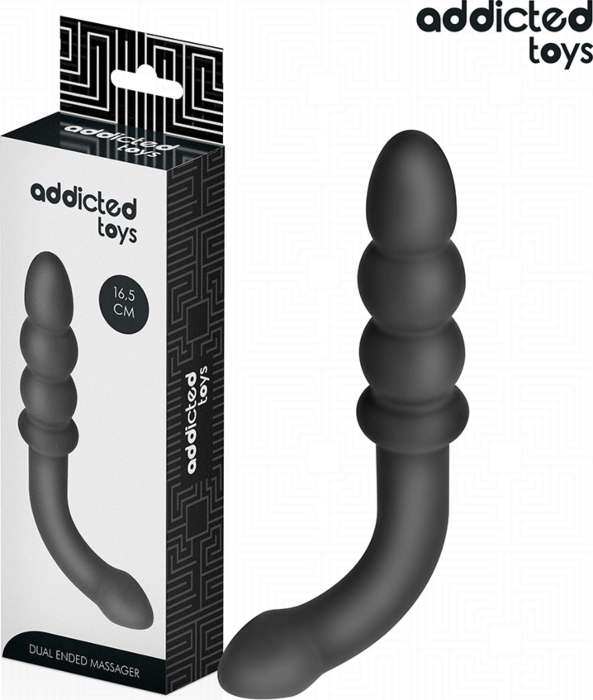 Masseur Anal Addicted Toys Double Silikon 16,5 cm Masseur Anal Addicted Toys Double Silikon 16,5 cm