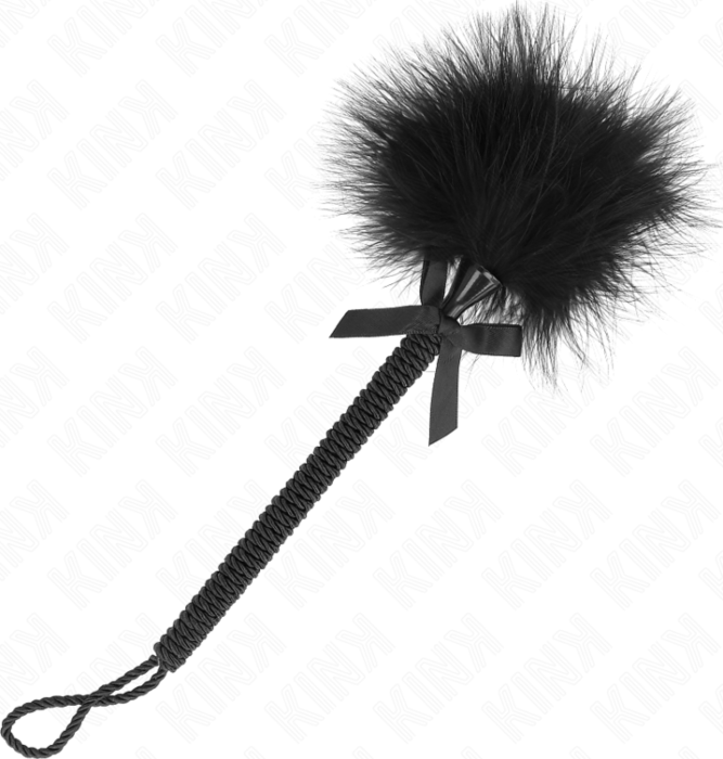 Masseur KINK 25 cm avec plumes | Plaisir BDSM