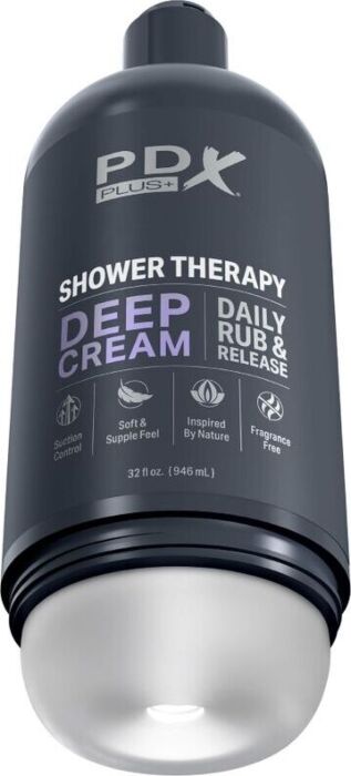 Masturbateur PDX PLUS Deep Cream Design Discret Masturbateur PDX PLUS Deep Cream Design Discret