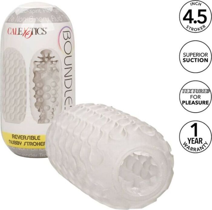 Masturbateur CalExotics Reversible Nubby, texture réversible