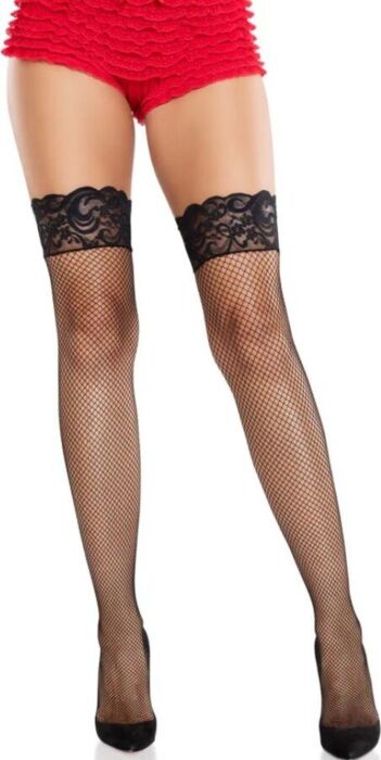 Medias Costura Leg Avenue 9992 Noir & Rouge Medias Costura Leg Avenue 9992 Noir & Rouge