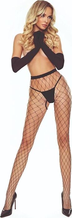 Medias PASSION TIOPEN 030 Crotchless Noires