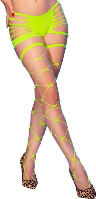 Medias de Rejilla Chilirose CR 4867 Vert Néon