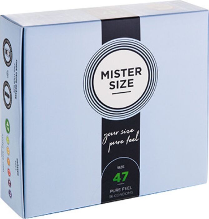 Mister taille 47 (pack de 36) - extra fino