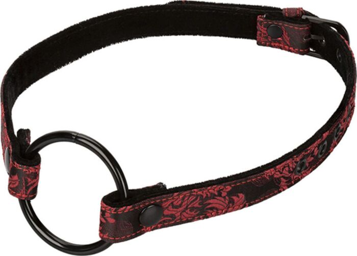 Scandale bouche ouverte bâillon