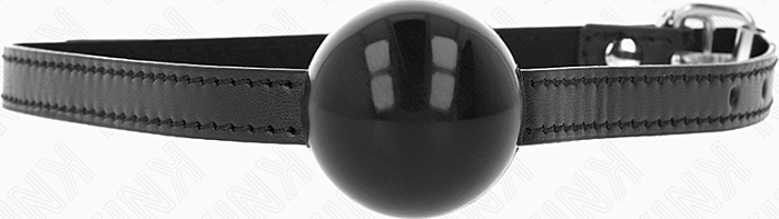 Mordaza de Bola KINK 4 cm Noir - Plaisir Silencieux Mordaza de Bola KINK 4 cm Noir - Plaisir Silencieux