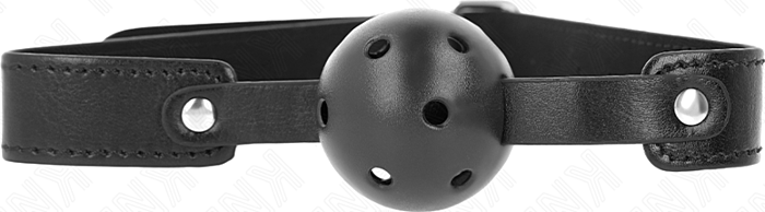 Mordaza de Bola KINK 4.5 cm Noire - Contrôle Sensuel