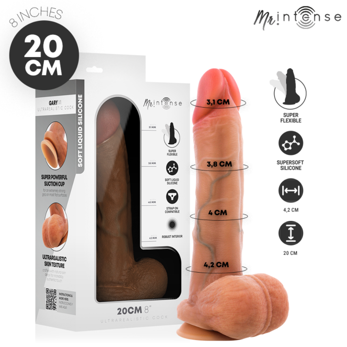 Dildo MR. INTENSE Gary M 20 cm - Sensation ultra-réaliste Dildo MR. INTENSE Gary M 20 cm - Sensation ultra-réaliste