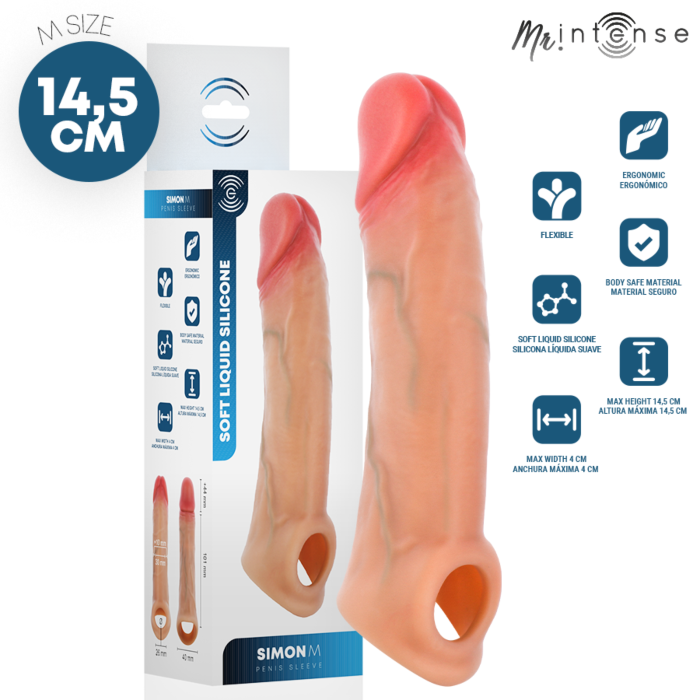 Gaine Pénis MR. INTENSE Simon M 14.5 cm | Sensation Réaliste Gaine Pénis MR. INTENSE Simon M 14.5 cm | Sensation Réaliste