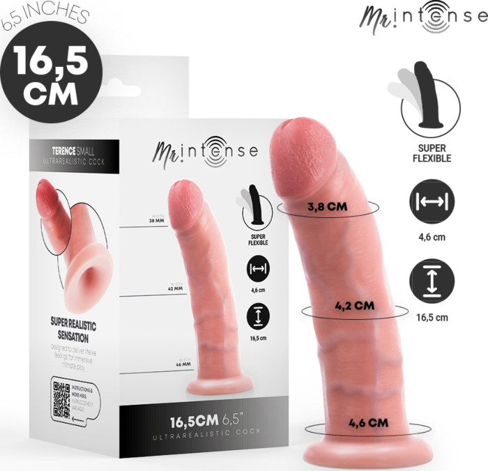Dildo MR. INTENSE Terence Small 16.5 cm - Sensation réaliste
