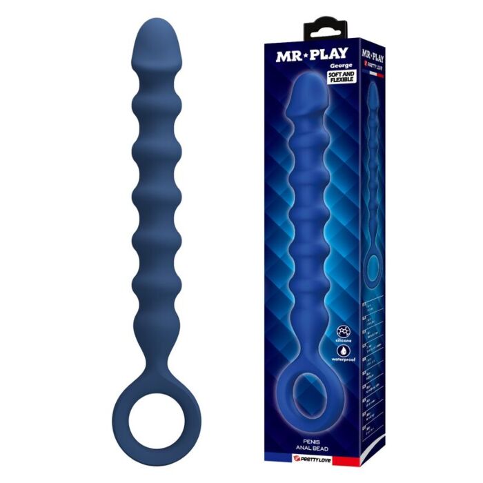Perles Anales et Plug Anal MR PLAY design texturé Perles Anales et Plug Anal MR PLAY design texturé