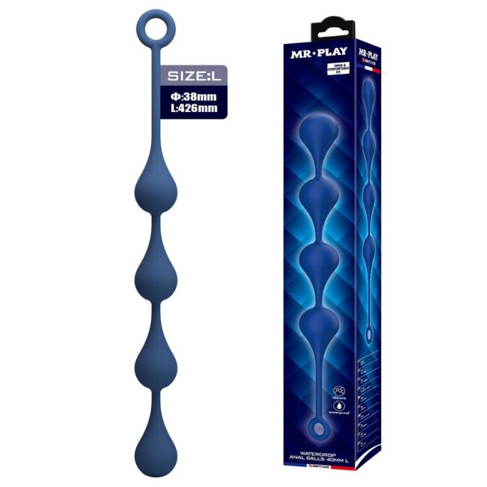 Perles Anales MR PLAY Taille L 42.6 cm Perles Anales MR PLAY Taille L 42.6 cm