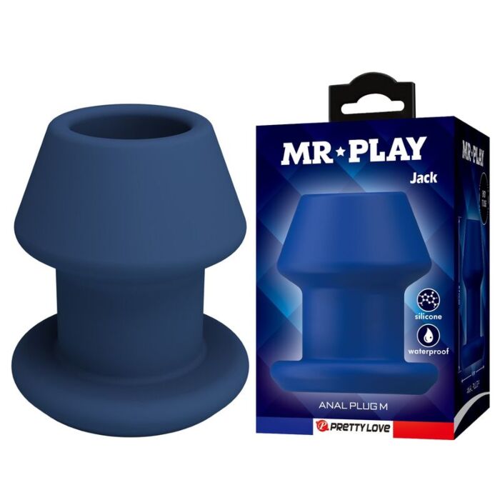 Plug Anal MR PLAY JACK Design Creux Taille M Plug Anal MR PLAY JACK Design Creux Taille M