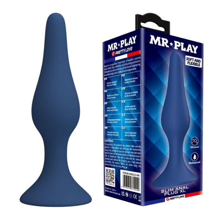 Plug Anal Tapered MR PLAY | Silicona Premium et Confort Plug Anal Tapered MR PLAY | Silicona Premium et Confort