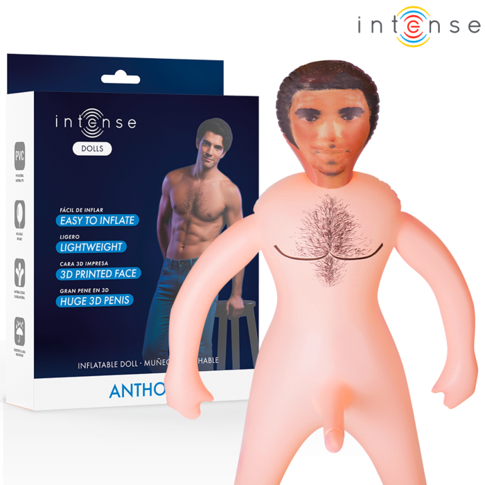 Muñeco Sexuel Intense Dolls Anthony Pénis 3D Muñeco Sexuel Intense Dolls Anthony Pénis 3D