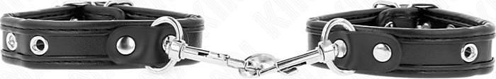 Menottes KINK Mini Noir Ajustables avec Clous