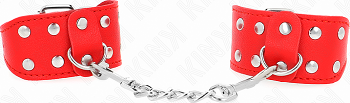 Menottes KINK Rouge - Élégance & Confort