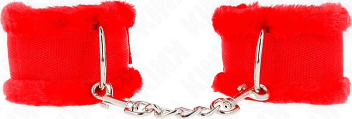 Menottes KINK Rouge Ajustables - Contrôle et Style