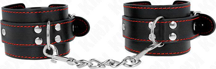 Menottes BDSM KINK Ajustables en Metal Élégant