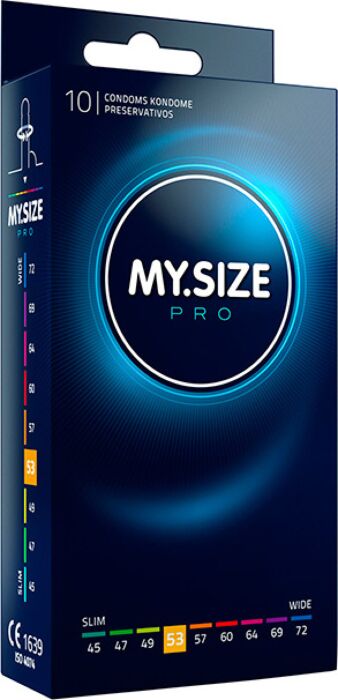 Préservatifs MySize 53mm - Pack de 10