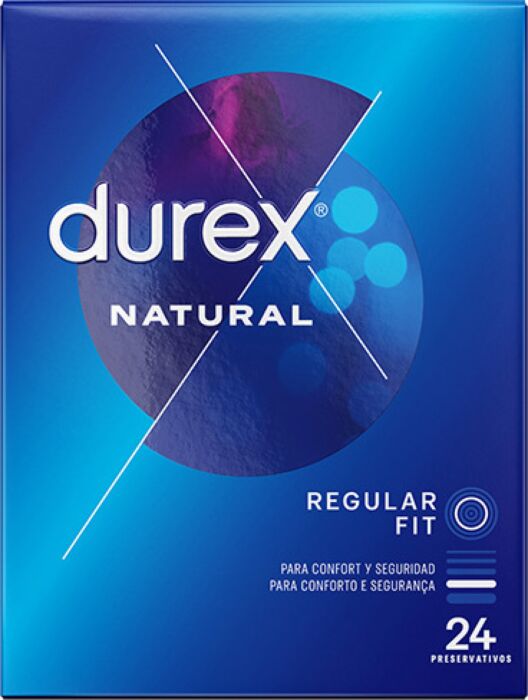 Préservatifs Durex Natural, 24 unités