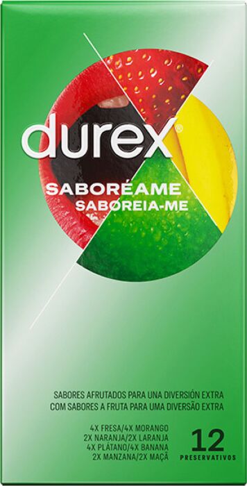 Pack Saveurs Durex 12 unités Pack Saveurs Durex 12 unités