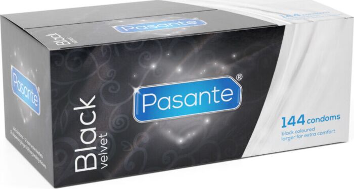 PASANTE - BLACK VELVET PRESERVATIVOS CAJA 144 UNIDADES PASANTE - BLACK VELVET PRESERVATIVOS CAJA 144 UNIDADES
