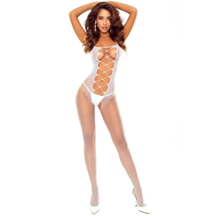 Bodystocking Passion Woman BS124 Détail de lacet Bodystocking Passion Woman BS124 Détail de lacet
