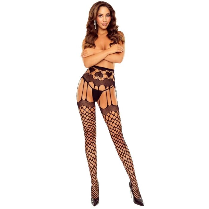 Collants en résille noire PASSION pour un look séduisant Collants en résille noire PASSION pour un look séduisant