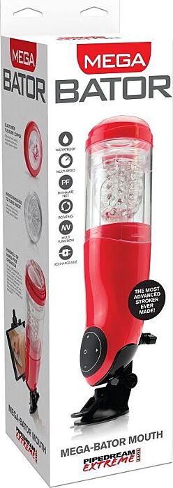 Pdx bator méga masturbateur masculin rouge usb bouche Pdx bator méga masturbateur masculin rouge usb bouche