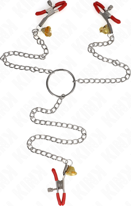 Pinzas pour Tétons KINK Doré - Sensation Unique