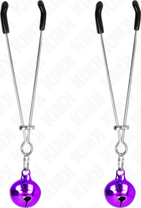 Pinzas pour Pezons KINK Violet avec Cascabel Pinzas pour Pezons KINK Violet avec Cascabel