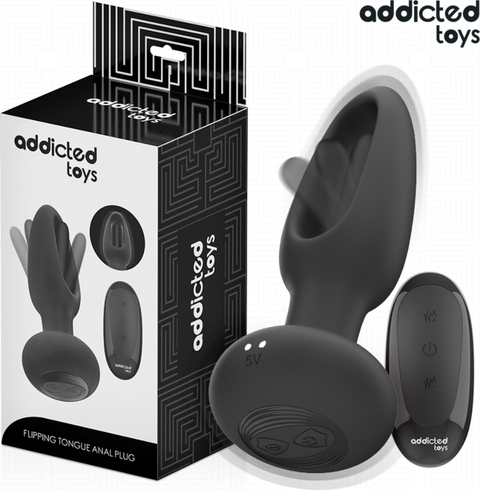Plug Anal Addicted Toys Langue Vibrante
